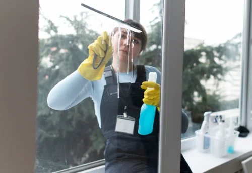 Nettoyage de vitres intérieures et extérieures à Lunas